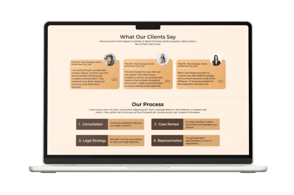 website design for attorneys