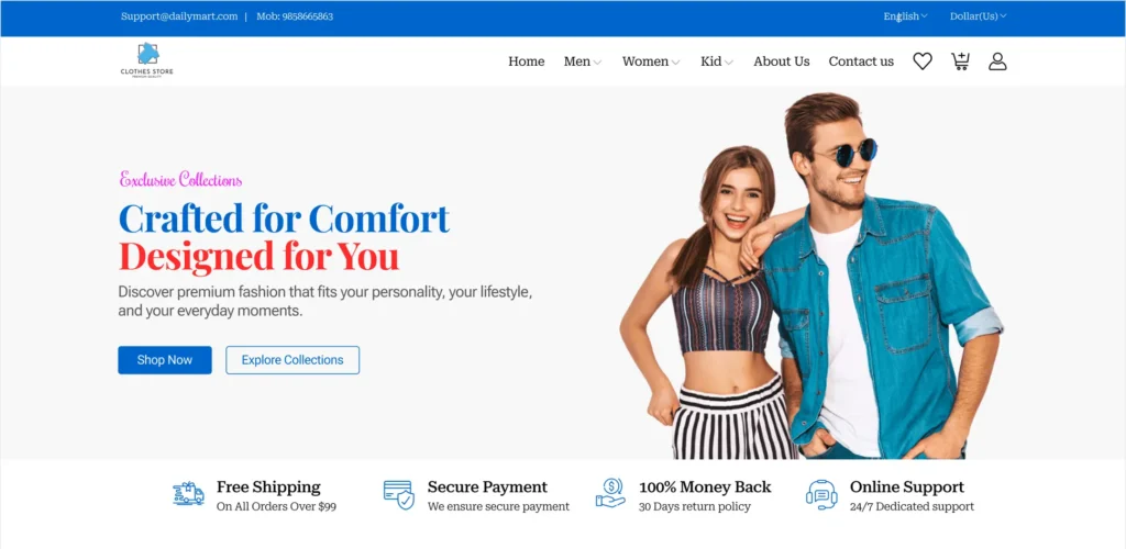 e-commerce website designer in kolkata