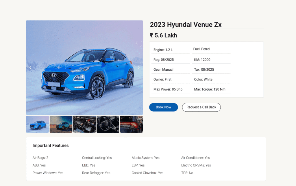 automotive website development