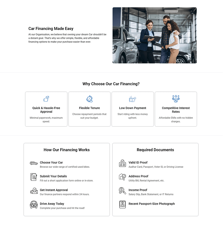 automotive website developer