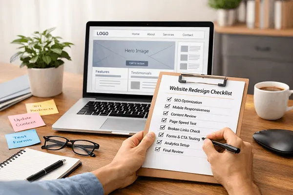 website redesign checklist
